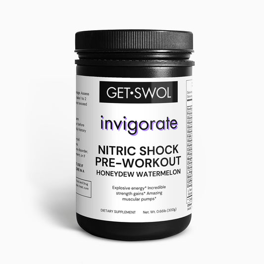Invigorate - Nitric Shock Pre-Workout (Honeydew Watermelon)
